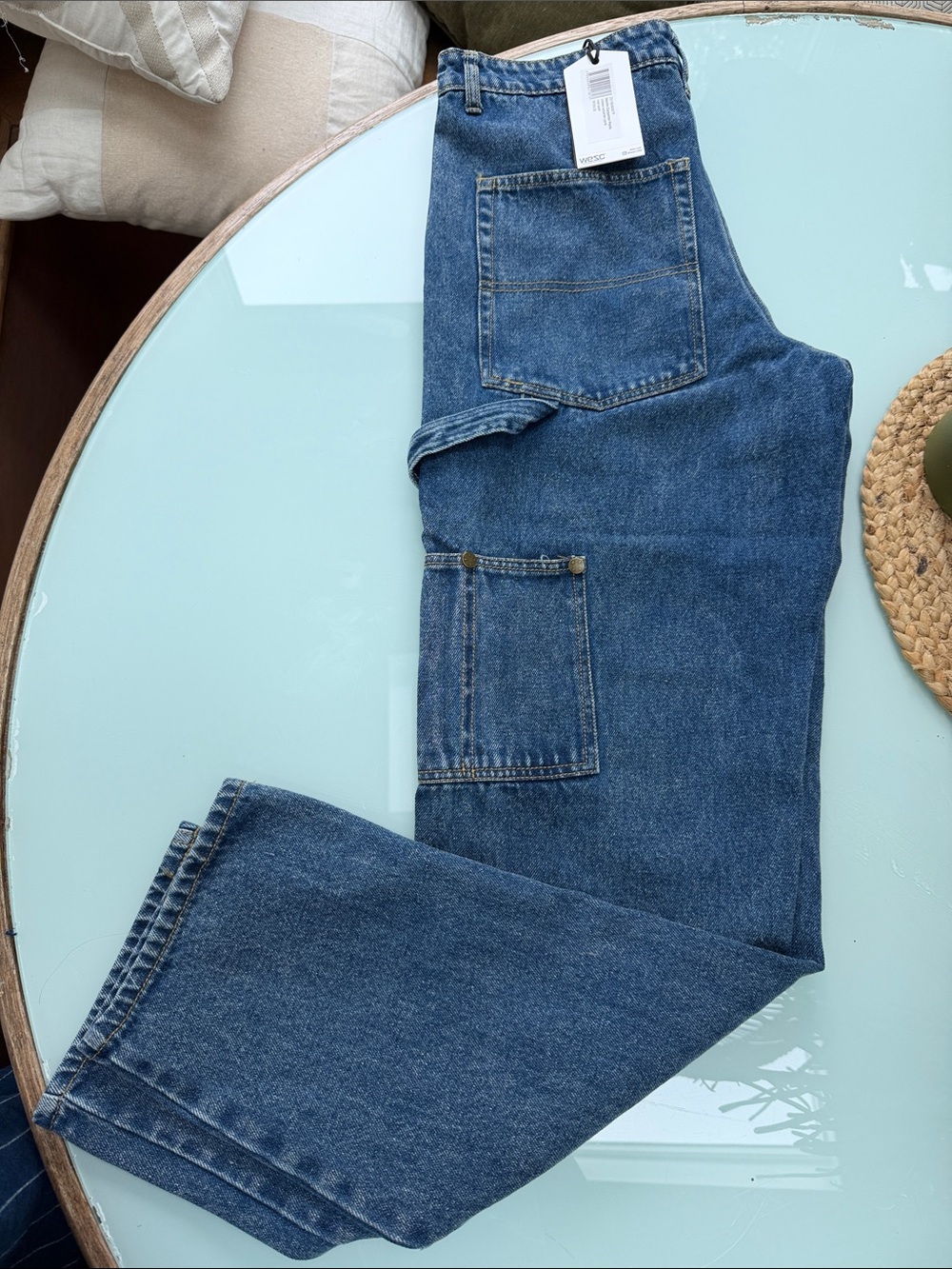 Wesc Blue Carpenter Jeans with Utility Pockets